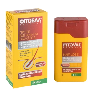 Фитовал формула дерматологический шампунь против выпадения волос 100 мл