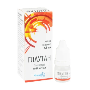 Глаутан краплі очні 0,04 мг/мл флакон 2,5 мл