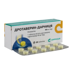 Дротаверин-Дарниця таблетки 40 мг №30