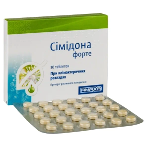 Сімідона форте таблетки 13 мг блістер №30