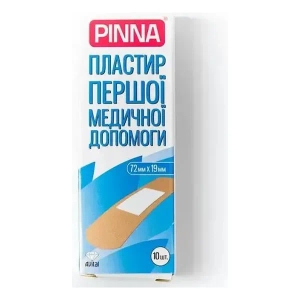 Пластыр на тканинній основі Pinnabact 72 мм х 19 мм №10