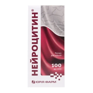 Нейроцитин раствор для инфузий бутылка 100 мл №1