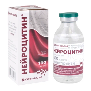 Нейроцитин раствор для инфузий бутылка 100 мл №1