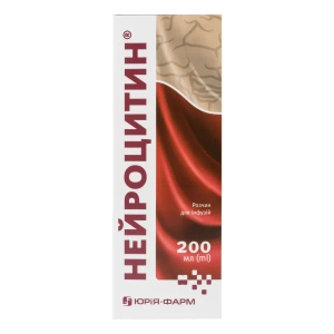 Нейроцитин раствор для инфузий бутылка 200 мл