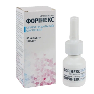 Форинекс спрей назальный суспензия 50 мкг/доза флакон 140 доз