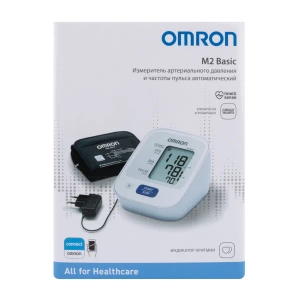 Автоматичний тонометр з адаптером Omron M2 Basic HEM-7121-ALRU
