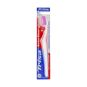 Зубна щітка Trisa swiss clean середньої жорсткості