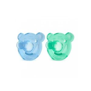 Пустышка силиконовая Avent scf194/04 фигурная 3+ месяцев для мальчиков №2