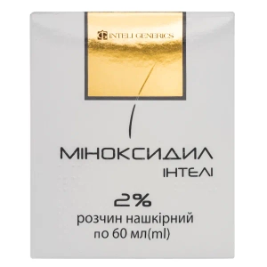 Миноксидил Интели раствор накожный 2 % флакон 60 мл