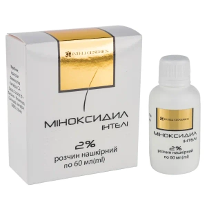 Миноксидил Интели раствор накожный 2 % флакон 60 мл