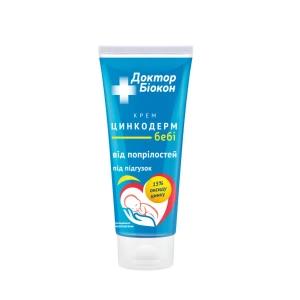Крем проти попрілостей Біокон Лікар Біокон цинкодерм бебі 60 г