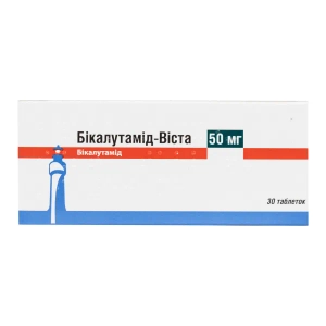 Бикалутамид-Виста таблетки покрытые пленочной оболочкой 50 мг блистер №30