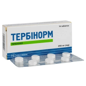Тербінорм таблетки 250 мг блістер №14