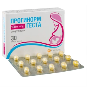 Прогинорм Геста капсули м'які 100 мг блістер №30