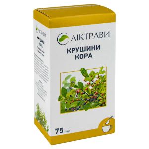Крушини кора пачка з внутрішним пакетом 75 г