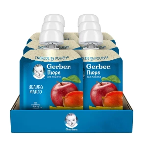 Пюре Gerber яблоко и манго 90 г