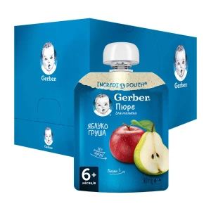 Пюре Gerber яблоко и груша 90 г