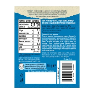 Пюре Gerber яблуко, груша, малина та чорниця 90 г