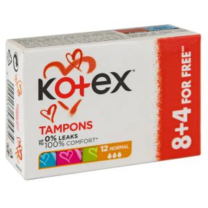 Тампони гігієнічні Kotex Normal №12