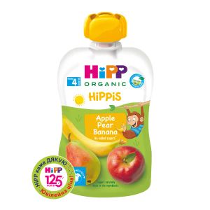 Пюре фруктове HiPP яблуко-груша-банан з 4 місяців 100 г