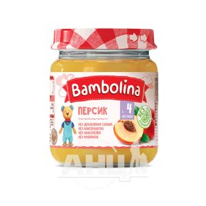 Пюре Bambolina персик 100 г