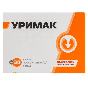 Уримак капсули пролонгованої дії тверді 0,4 мг блістер №30