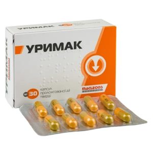 Уримак капсули пролонгованої дії тверді 0,4 мг блістер №30