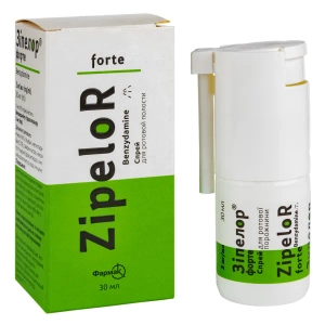 Зіпелор Форте спрей для ротової порожнини 3 мг/мл флакон 30 мл