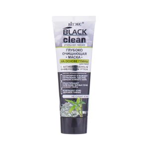 Маска очищающая Витекс Black Clean черная с глиной 75 мл