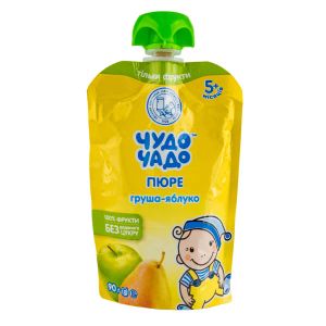 Пюре Чудо-Чадо яблуко та груша 90 г