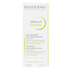 Средство Bioderma Sebium Sensitive успокаивающее 30 мл