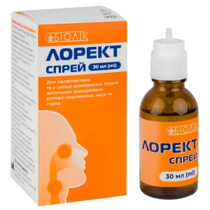 Лорект спрей флакон 30 мл