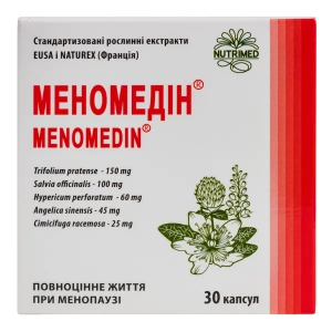 Меномедін 400 мг капсули №30