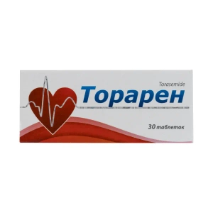 Торарен таблетки 10 мг блистер №30
