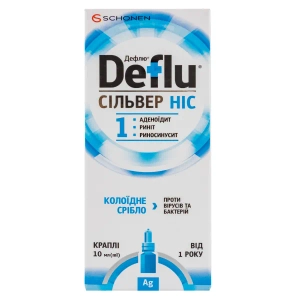 Дефлю сильвер капли назальные 10 мл