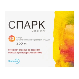 Спарк капсули пролонгованої дії тверді 200 мг блістер №30