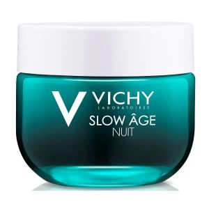 VICHY Слоу Эйдж, ночная освежающая крем-маска для коррекции признаков старения кожи на разных этапах формирования, 50мл