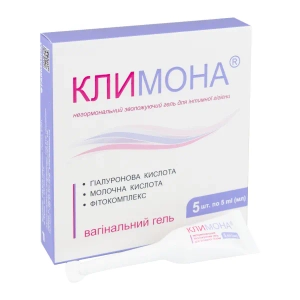 Гель для интимной гигиены Климона гель увлажняющий туба 5 мл №5