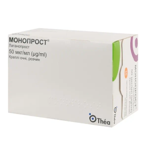 Монопрост капли глазные раствор 50 мкг/мл контейнер 0,2 мл в саше №30