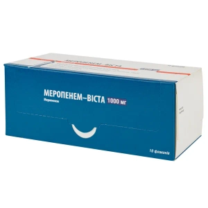 Меропенем-Виста порошок для раствора для инъекций 1000 мг флакон №10