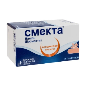 Смекта Ваніль порошок для оральної суспензії 3 г пакетик №12