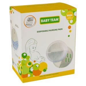 Вкладыши в бюстгальтер одноразовые абсорбирующие Baby Team 0020 №30