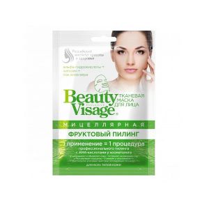 Маска для лица BeautyVisage мицеллярная фруктовый пилинг 25 мл
