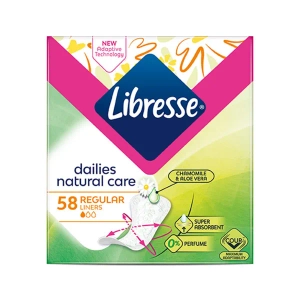 Ежедневные гигиенические прокладки Libresse Panty Liners Normal черный №20