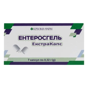 Ентеросгель Екстракапс капсули 0,32 г №7