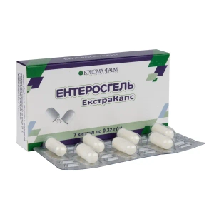 Ентеросгель Екстракапс капсули 0,32 г №7
