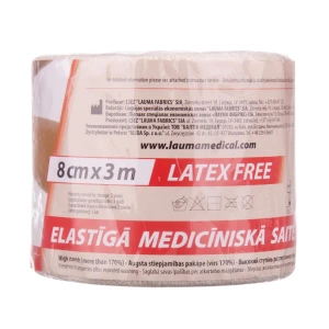 Бинт медицинский эластичный компрессионный 8 см х 3 м модель 1
