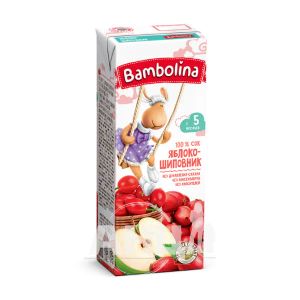 Сік Bambolina яблуко і шипшина 200 мл