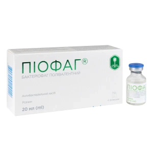 Пиофаг бактеріофаг полівалентний розчин флакон 20 мл №4