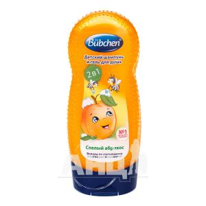 Шампунь для волос и тела Bubchen Спелый абрикос 230 мл 1+1
